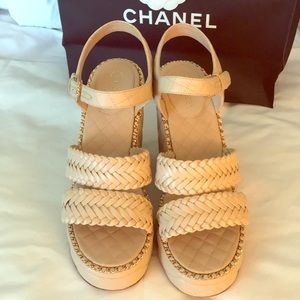 CHANEL Platform Sandals
